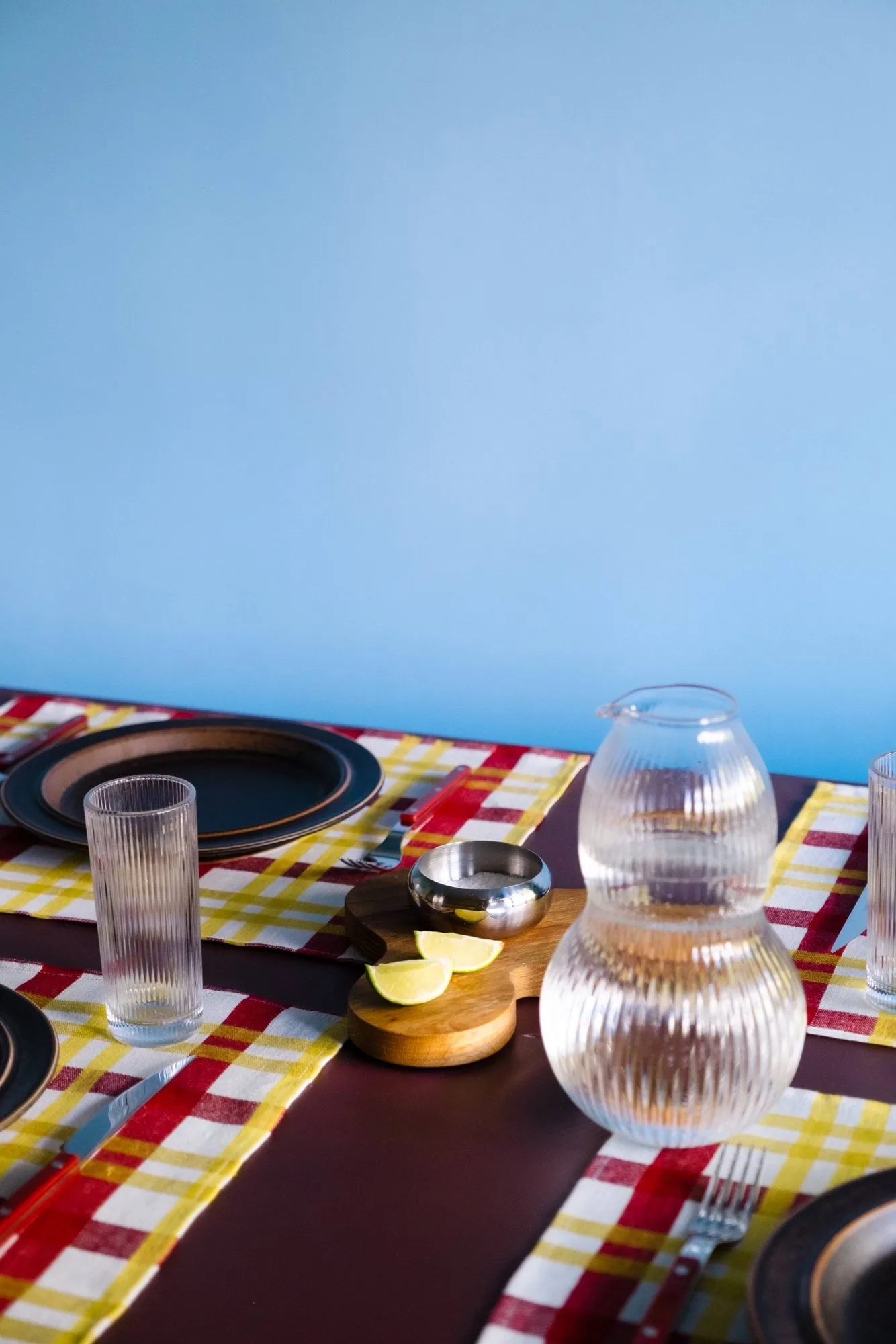 Grid conjunto de bases de mesa, Amarelo, 37x47 cm Fine Little Day