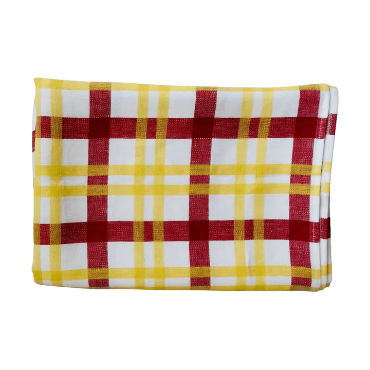 Grid toalha de mesa - Amarelo, 147x147 cm - Fine Little Day