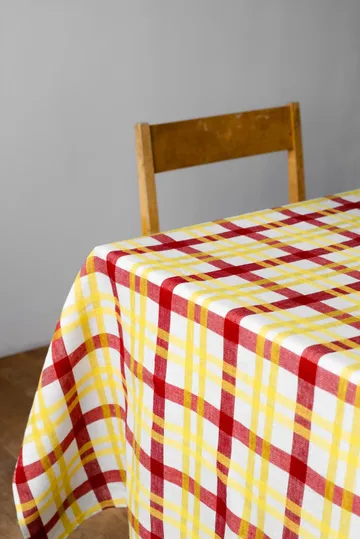 Grid toalha de mesa - Amarelo, 147x147 cm - Fine Little Day