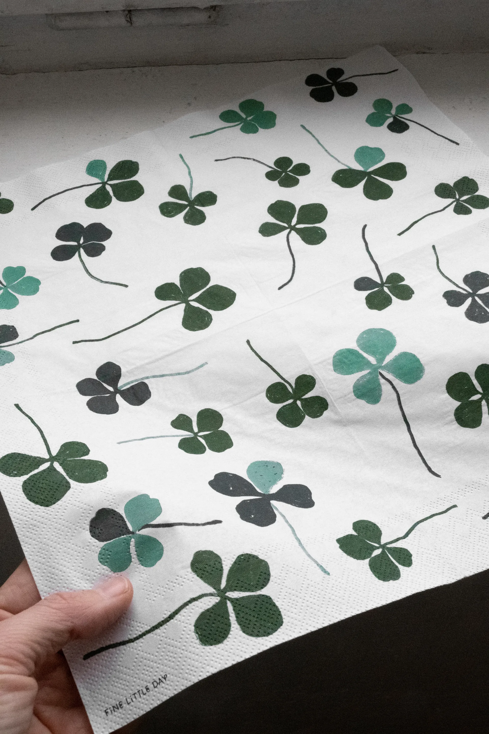 Guardanapo Clover 25 un., White-green Fine Little Day