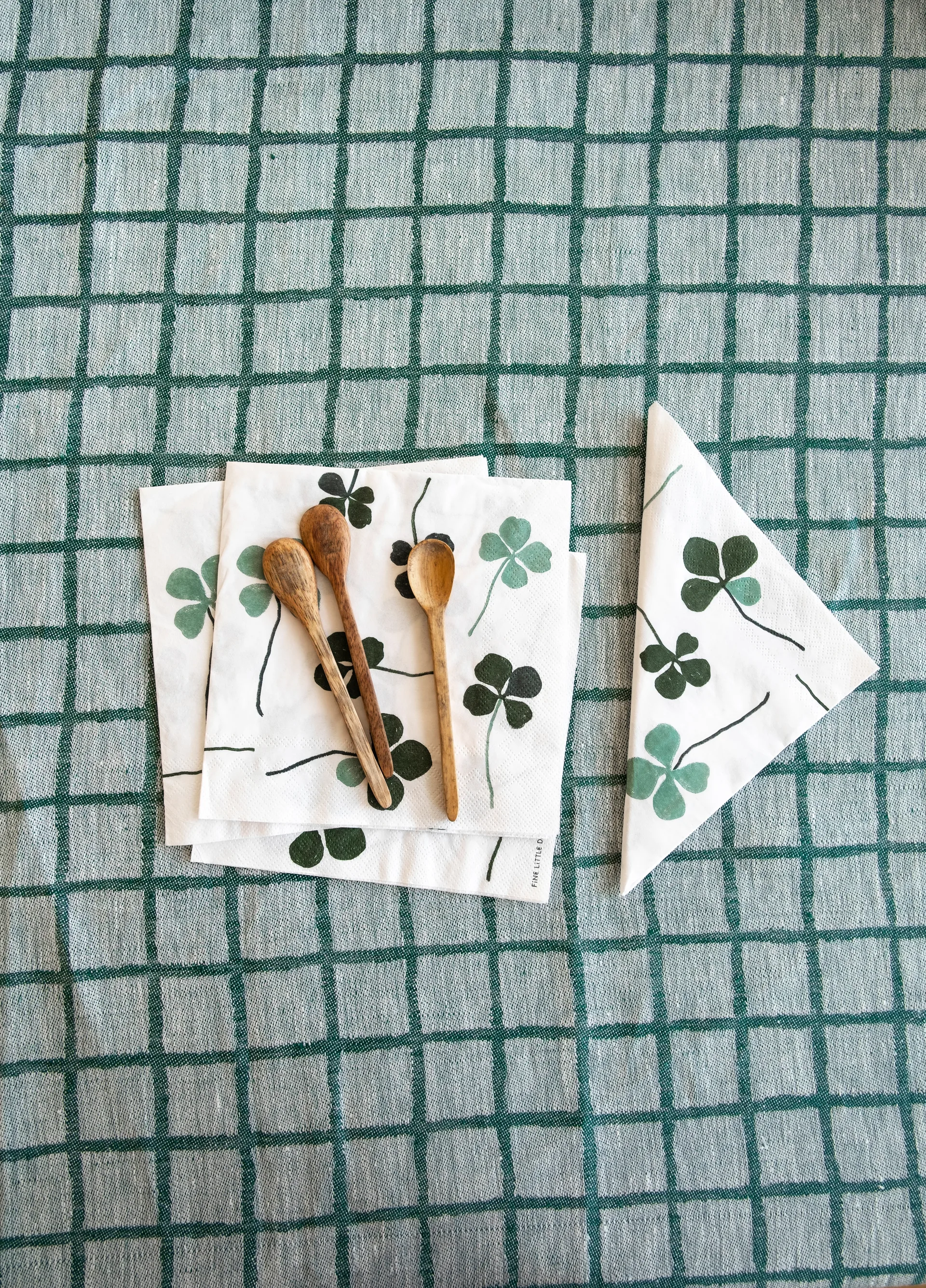 Guardanapo Clover 25 un., White-green Fine Little Day