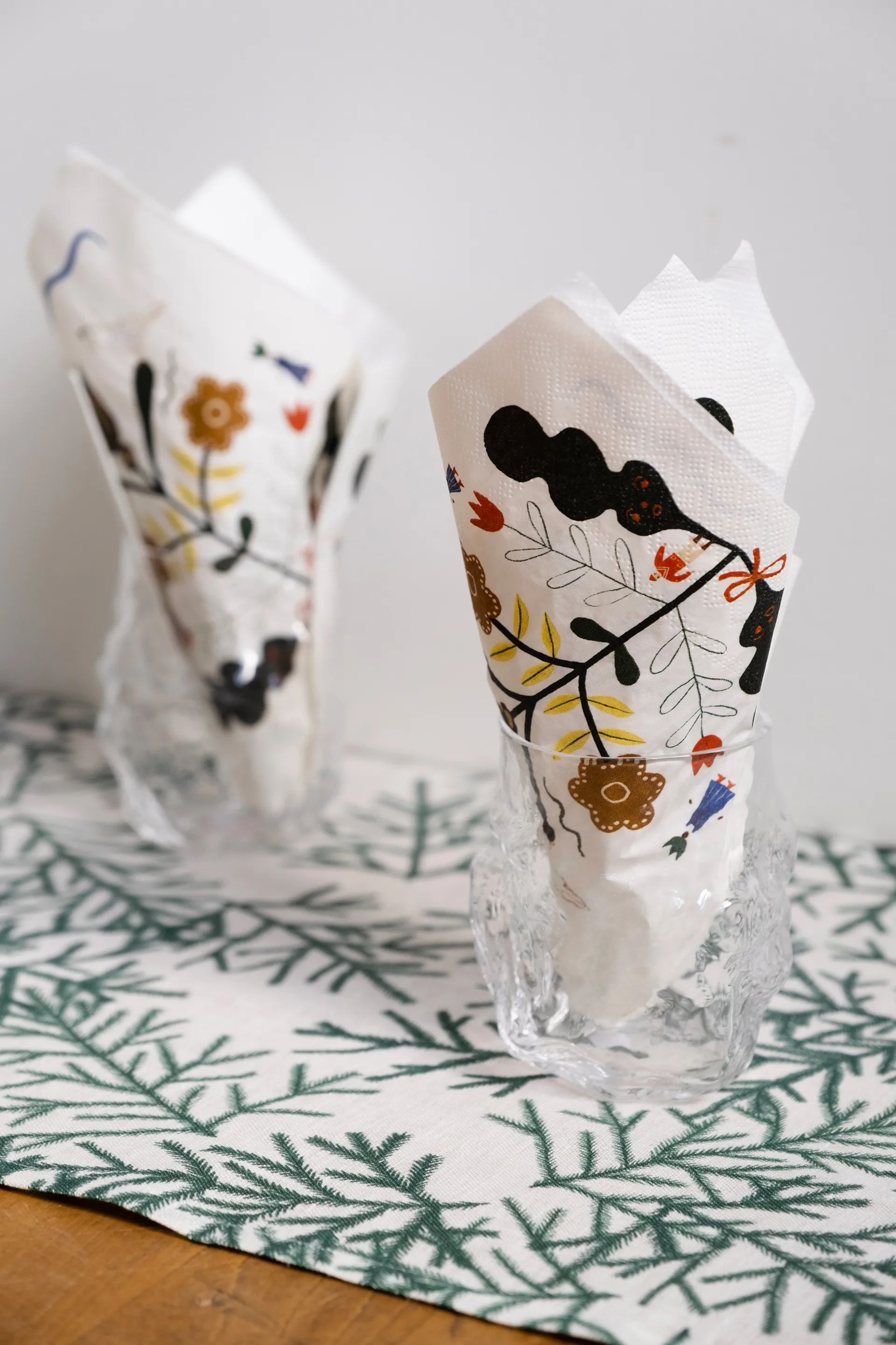 Guardanapo Kurbits 33x33 cm 25-unidades , branco-multi  Fine Little Day