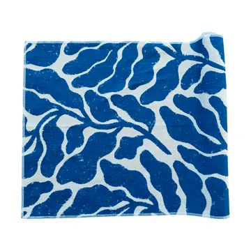 Leaves caminho de mesa - Branco-azul, 47x180 cm - Fine Little Day