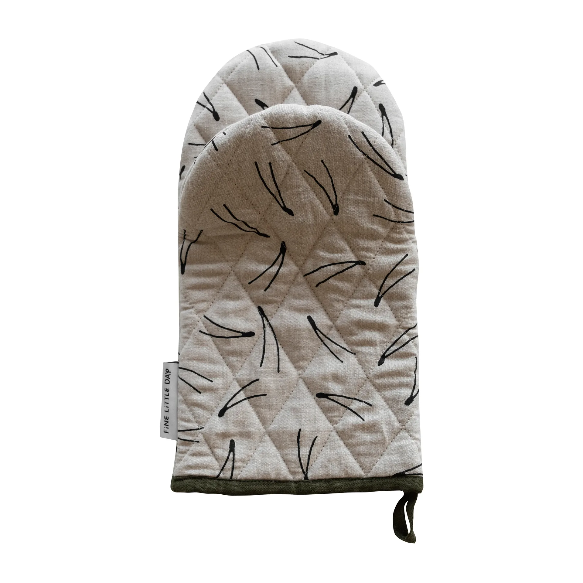 Luva de forno acolchoada Barr , Natural Fine Little Day