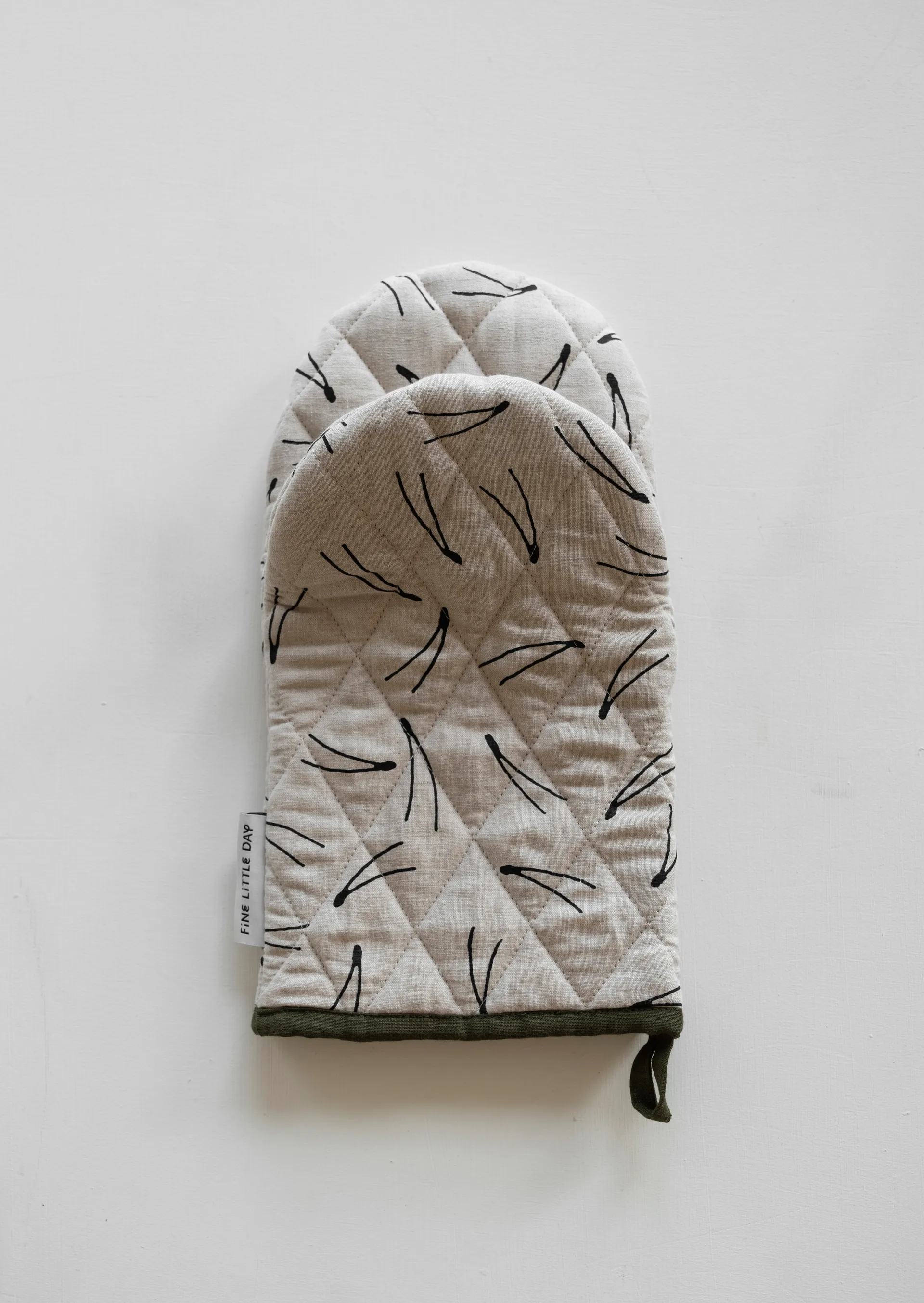 Luva de forno acolchoada Barr , Natural Fine Little Day