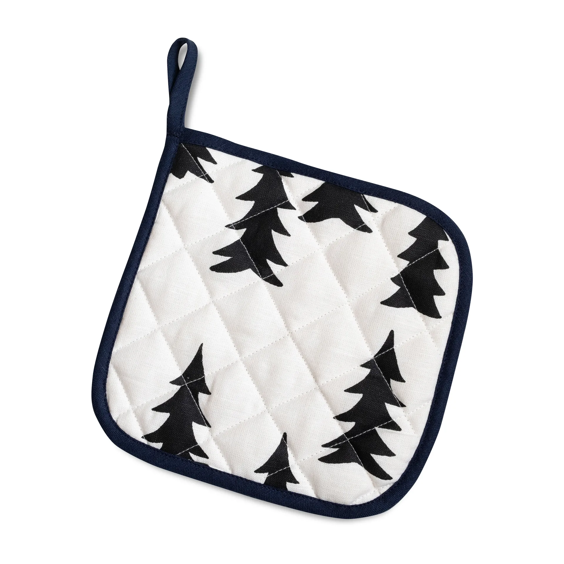 Luva de forno acolchoada Gran 21x21 cm, White-black Fine Little Day