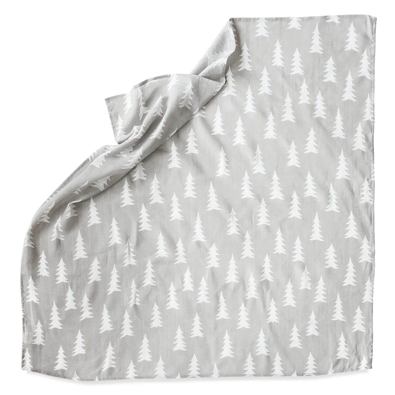 Manta Gran 120x120 cm, cinza-branco Fine Little Day