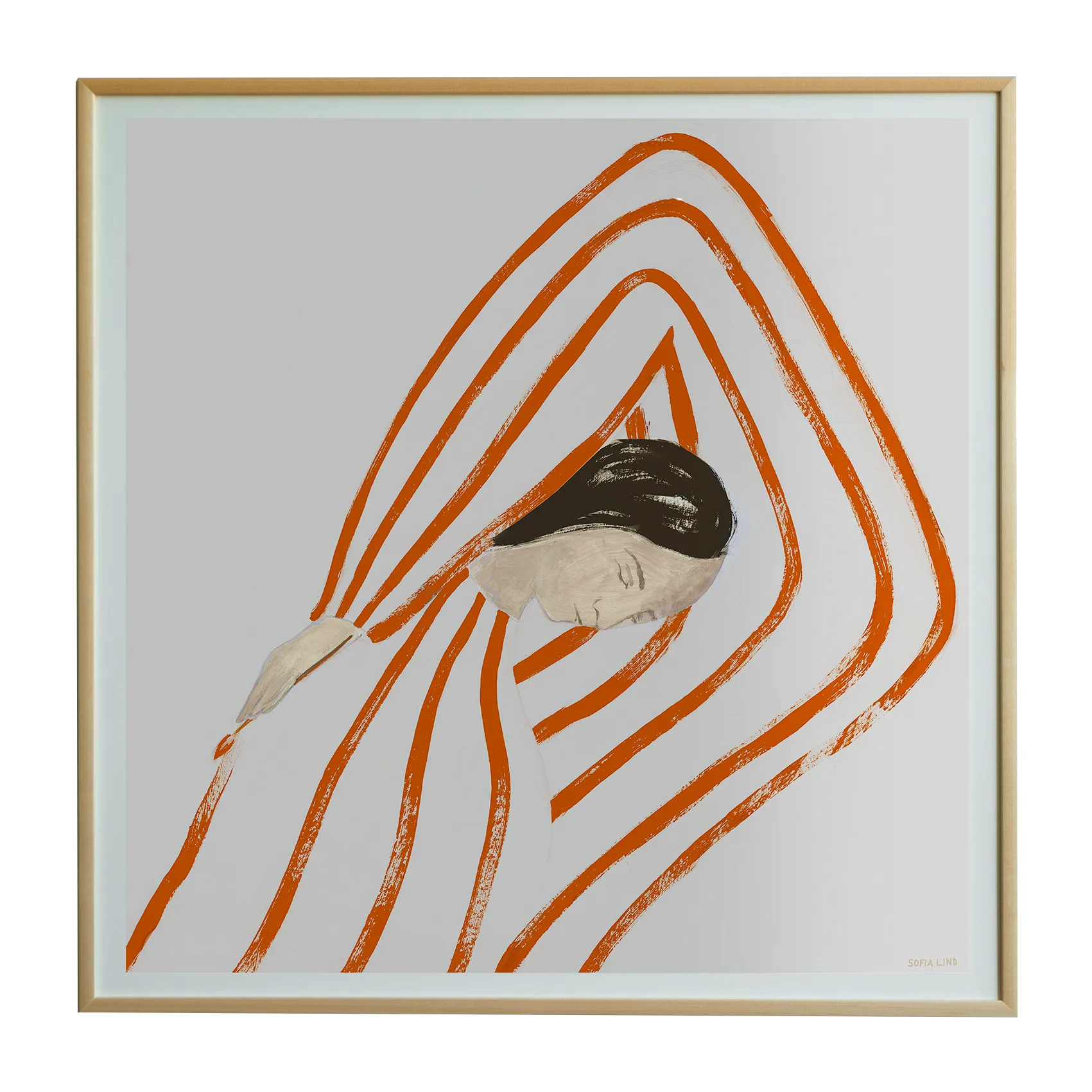 Own strokes póster, 70x70 cm Fine Little Day