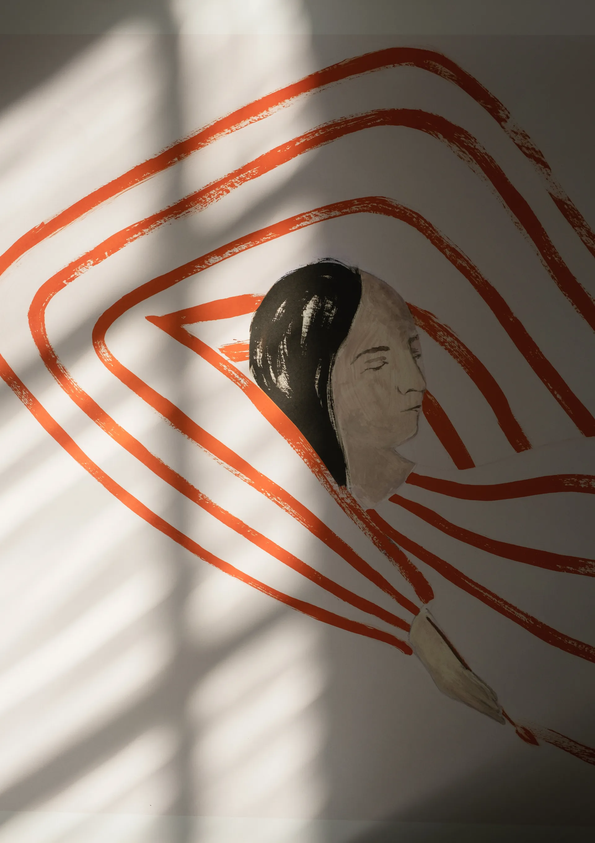 Own strokes póster, 70x70 cm Fine Little Day