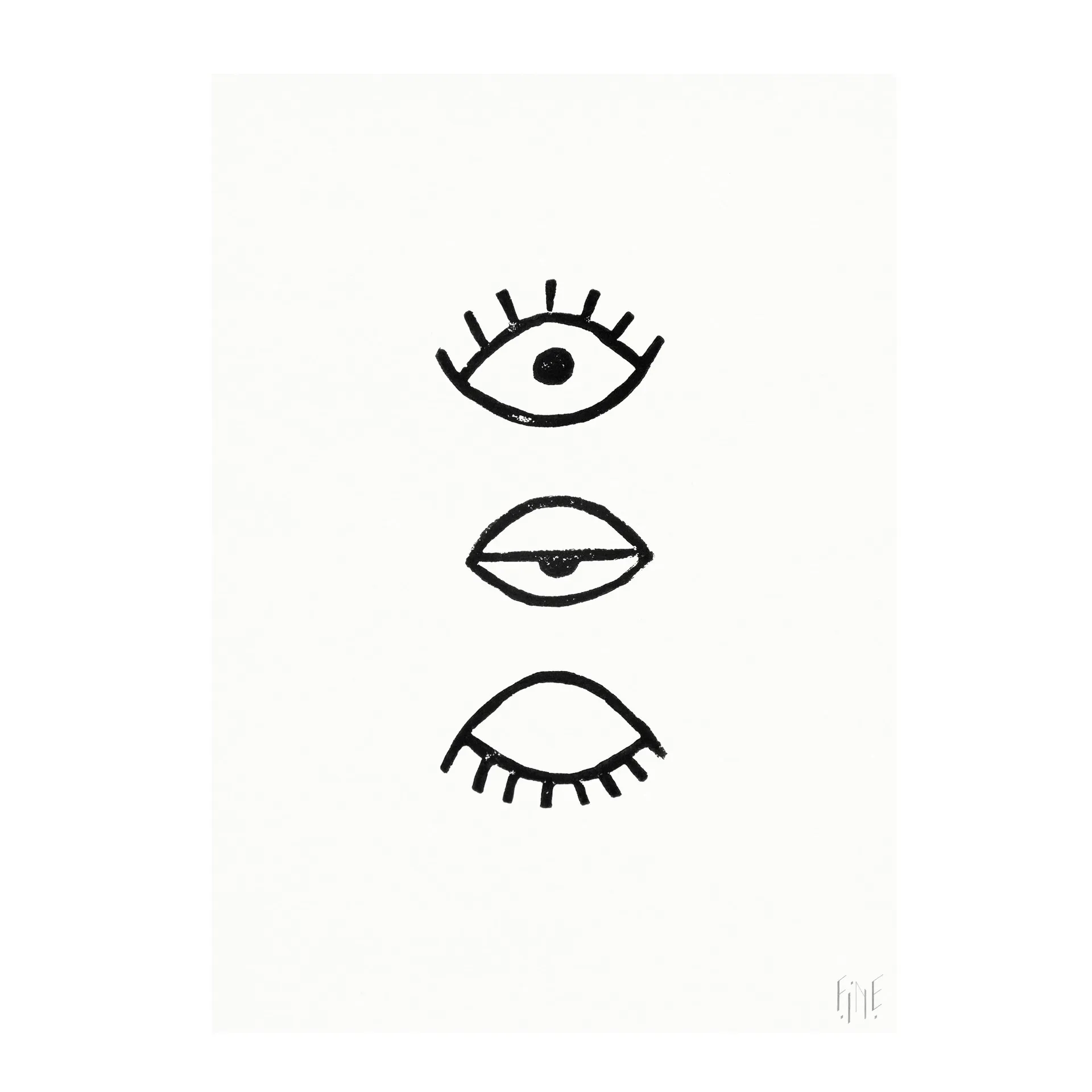 Póster Eye Eye, 50x70 cm Fine Little Day