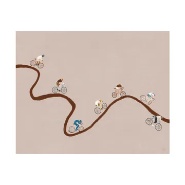 Póster Giro - Beige, 50x40 cm - Fine Little Day