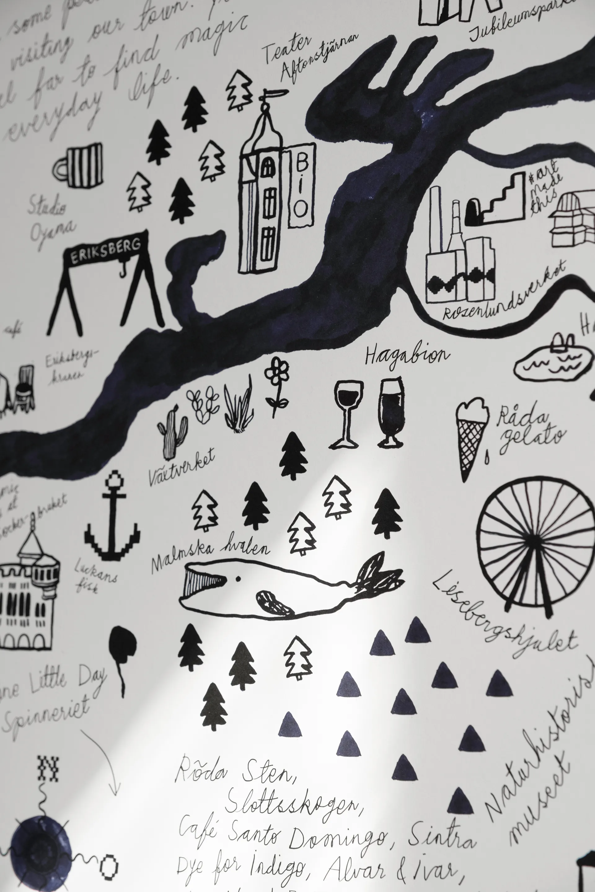 Póster Göteborg, 50x70 cm Fine Little Day