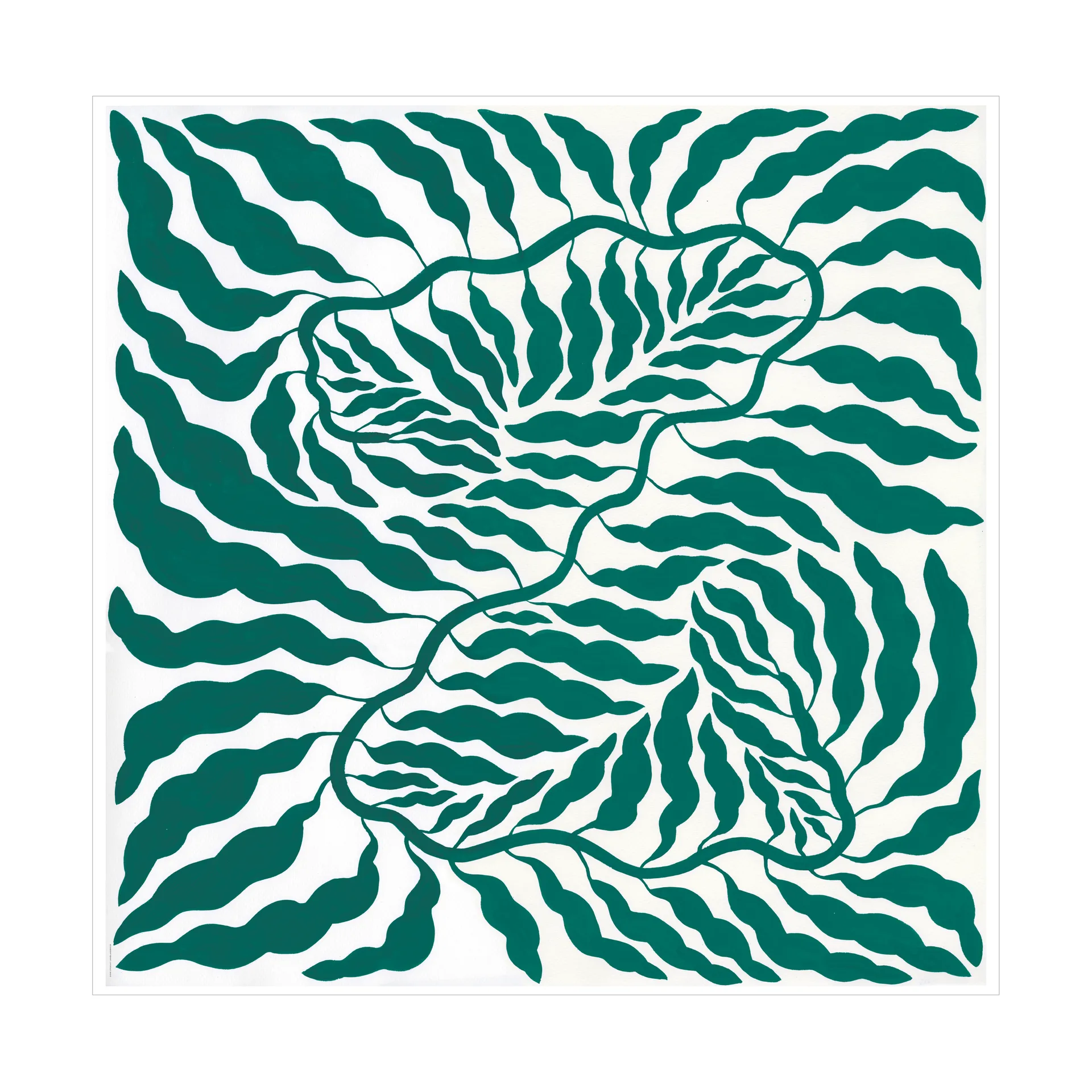 Póster Green, 70x70 cm Fine Little Day