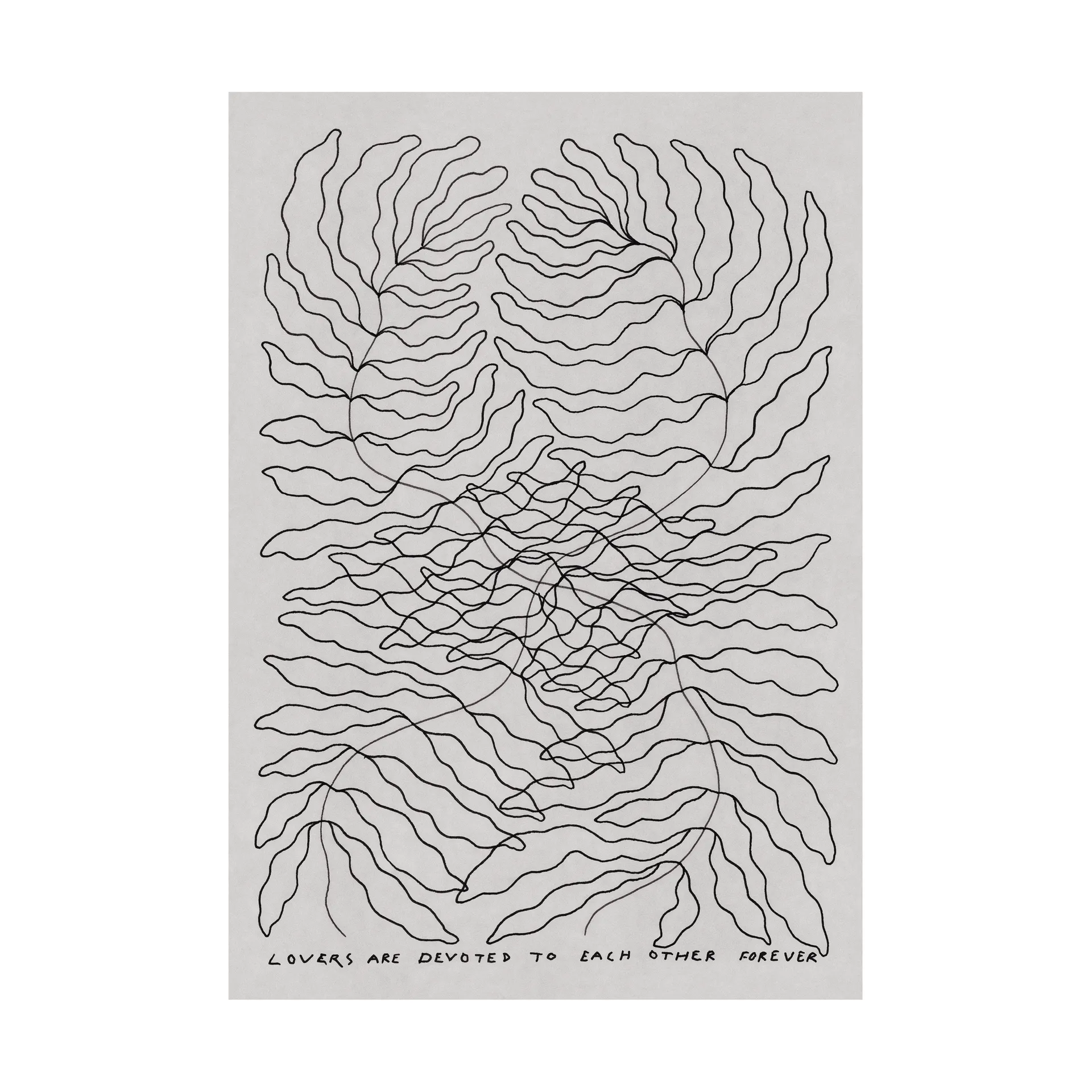 Póster Lovers, 70x100 cm Fine Little Day