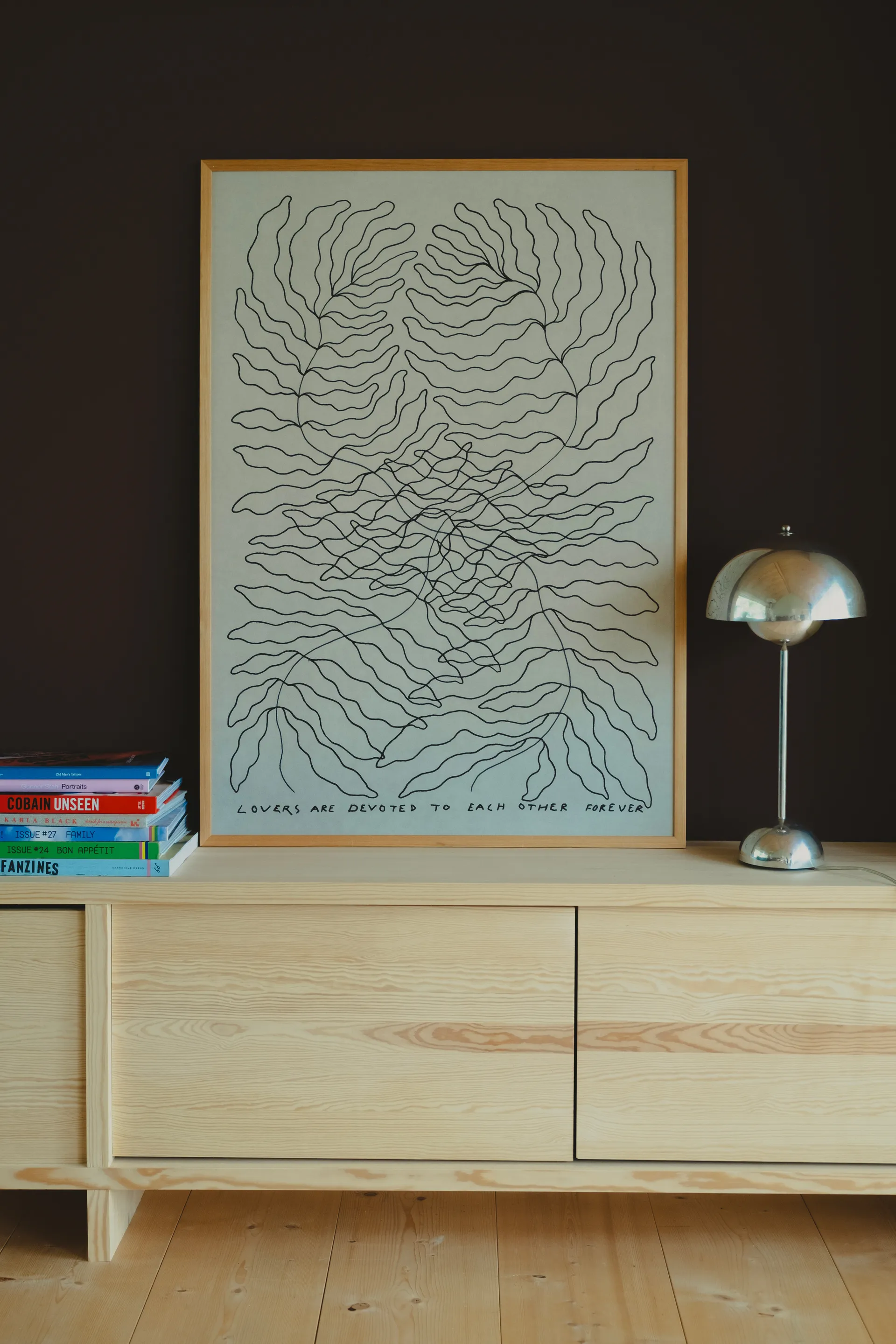 Póster Lovers, 70x100 cm Fine Little Day