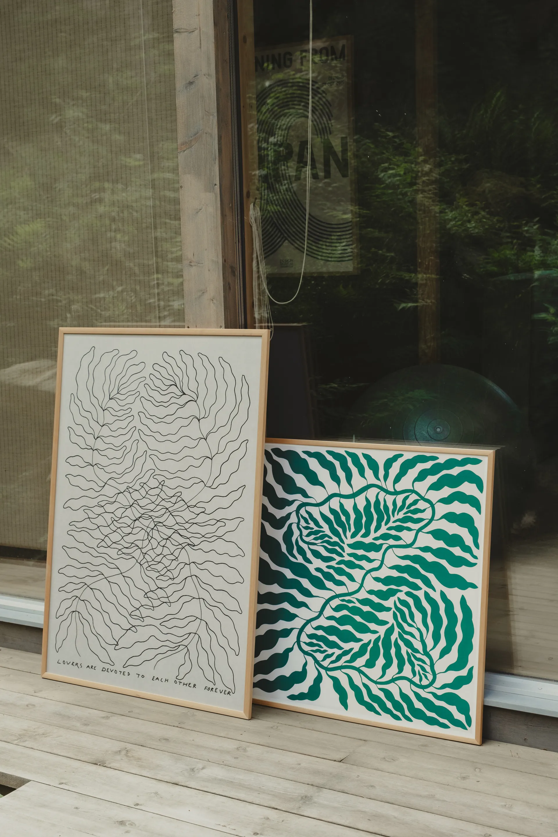 Póster Lovers, 70x100 cm Fine Little Day