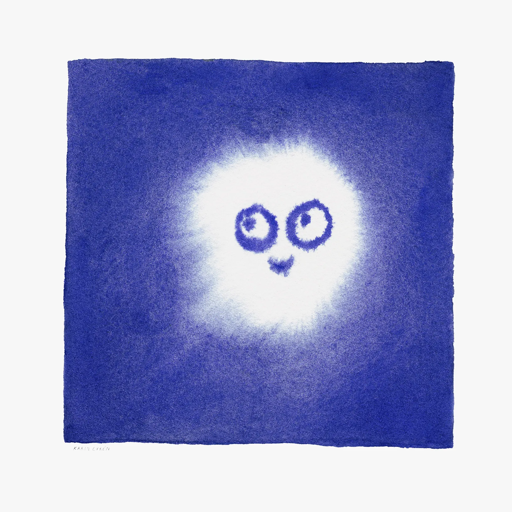 Póster Tufs 50x50 cm, Blue-white Fine Little Day