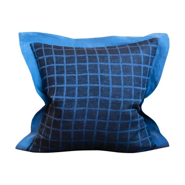 Rutig capa de almofada 47x47 cm - Azul-preto - Fine Little Day