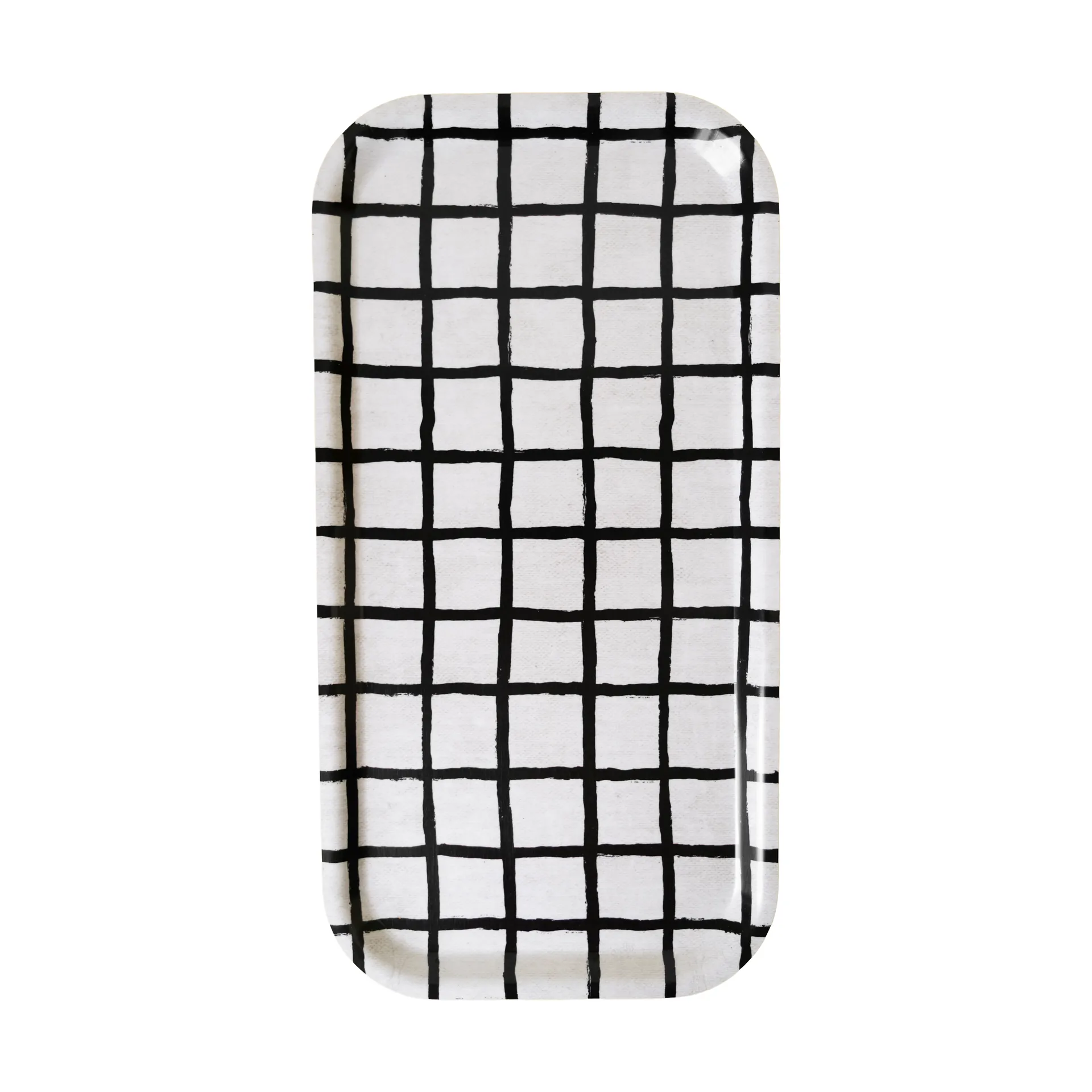 Rutig tabuleiro 22x43 cm, Preto-branco Fine Little Day