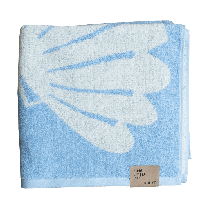 Snäcka toalha de banho 70x140 cm - Azul - Fine Little Day