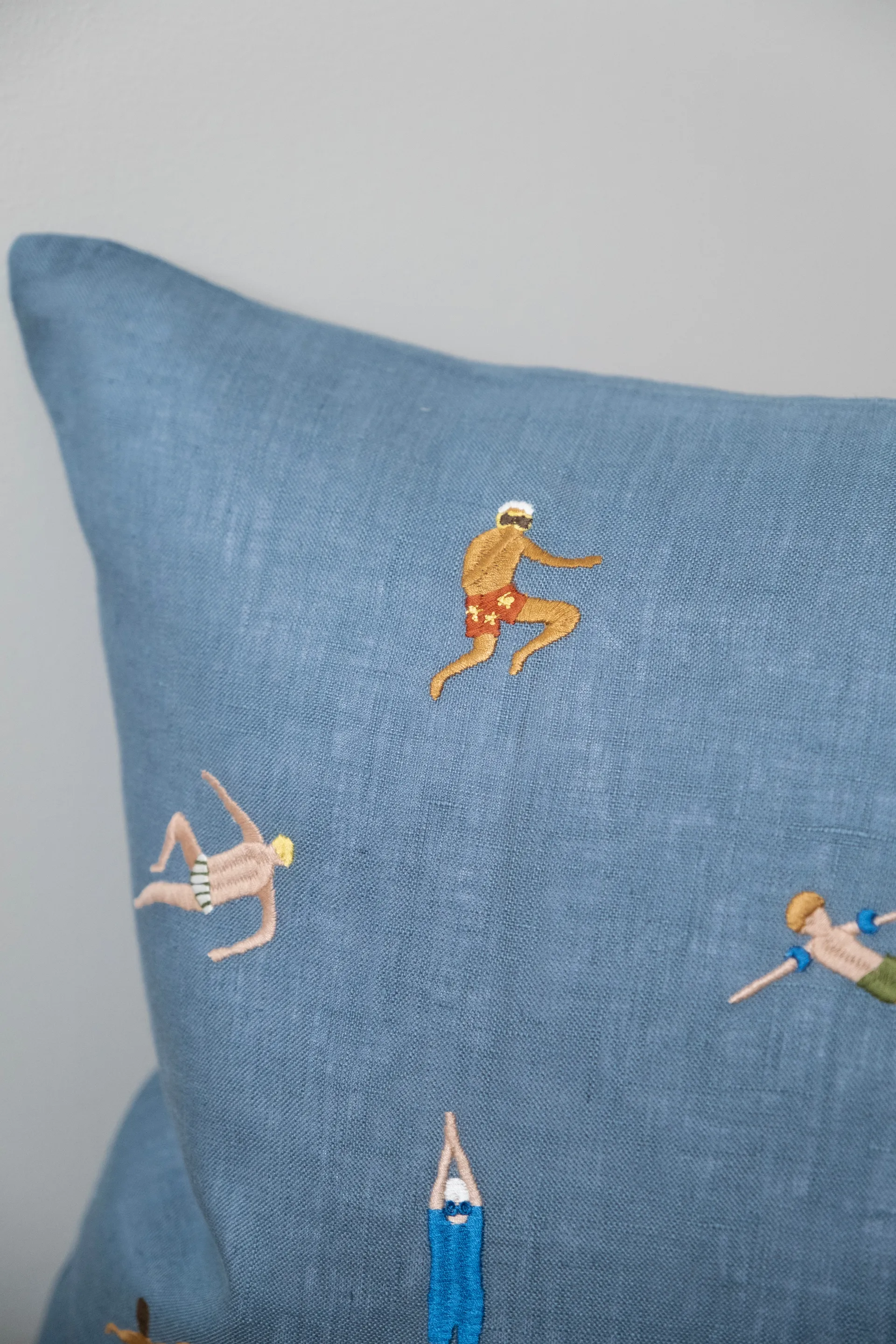 Swimmers fronha 45x45 cm, Azul Fine Little Day