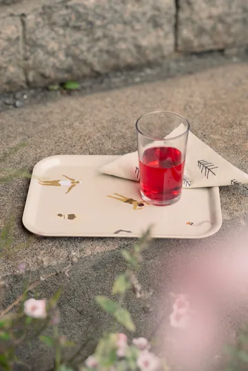 Swimmers tabuleiro 20x27 cm - Bege - Fine Little Day