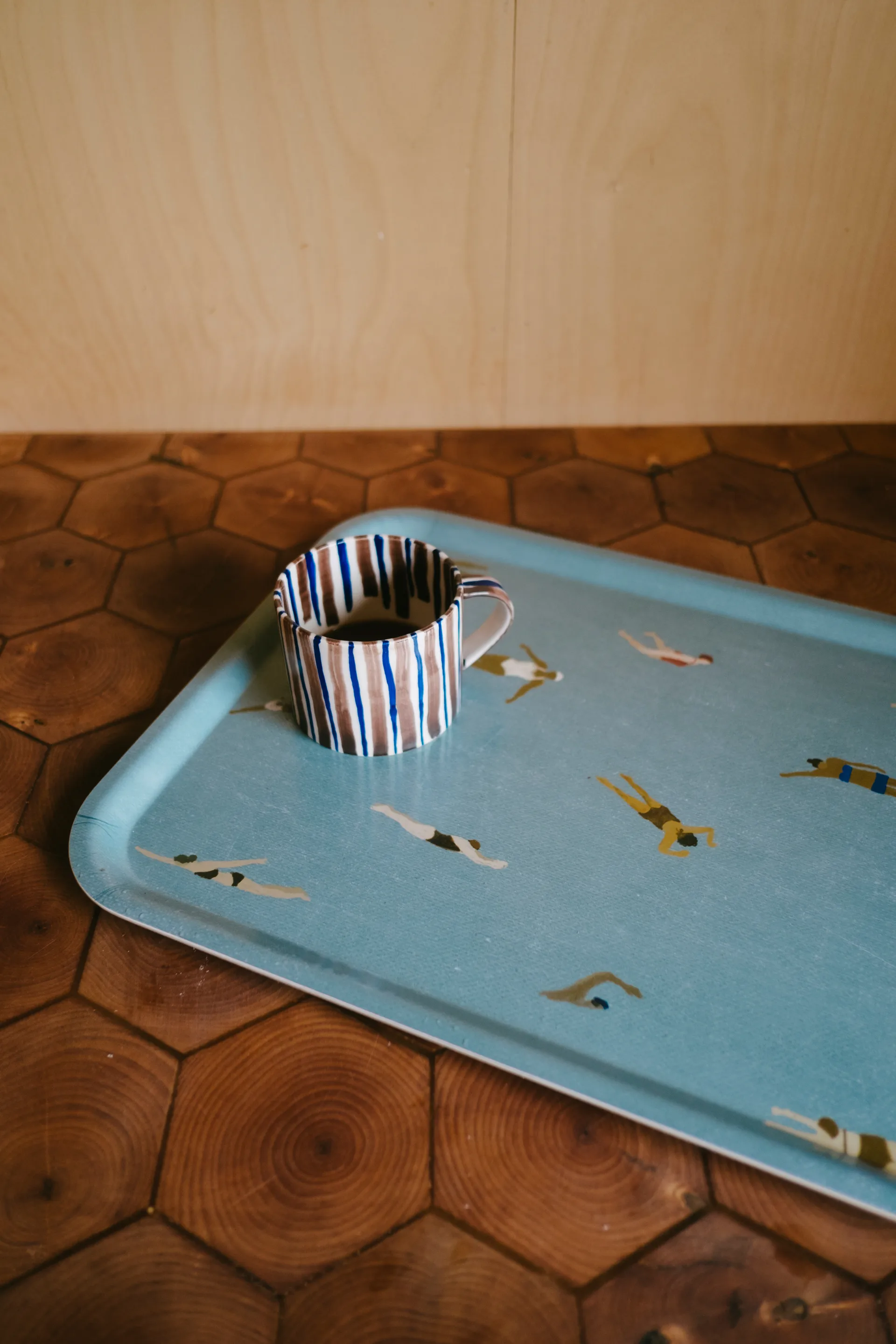 Swimmers tabuleiro 33x43 cm, Bege Fine Little Day