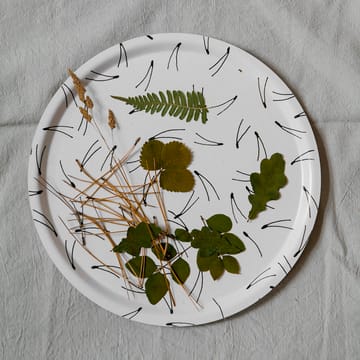 Tabuleiro Barr Ø38 cm - preto e branco - Fine Little Day