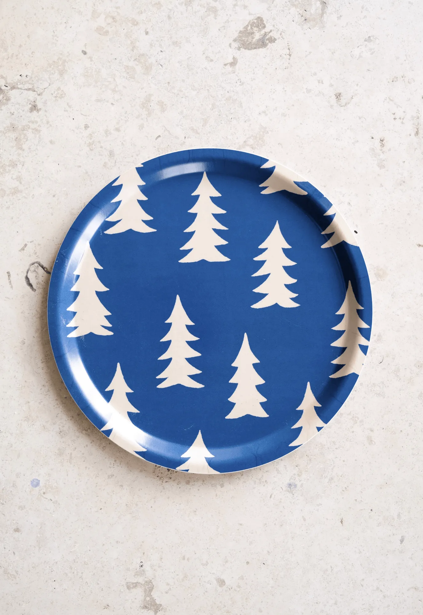 Tabuleiro Gran, Azul-natural, Ø31 cm Fine Little Day