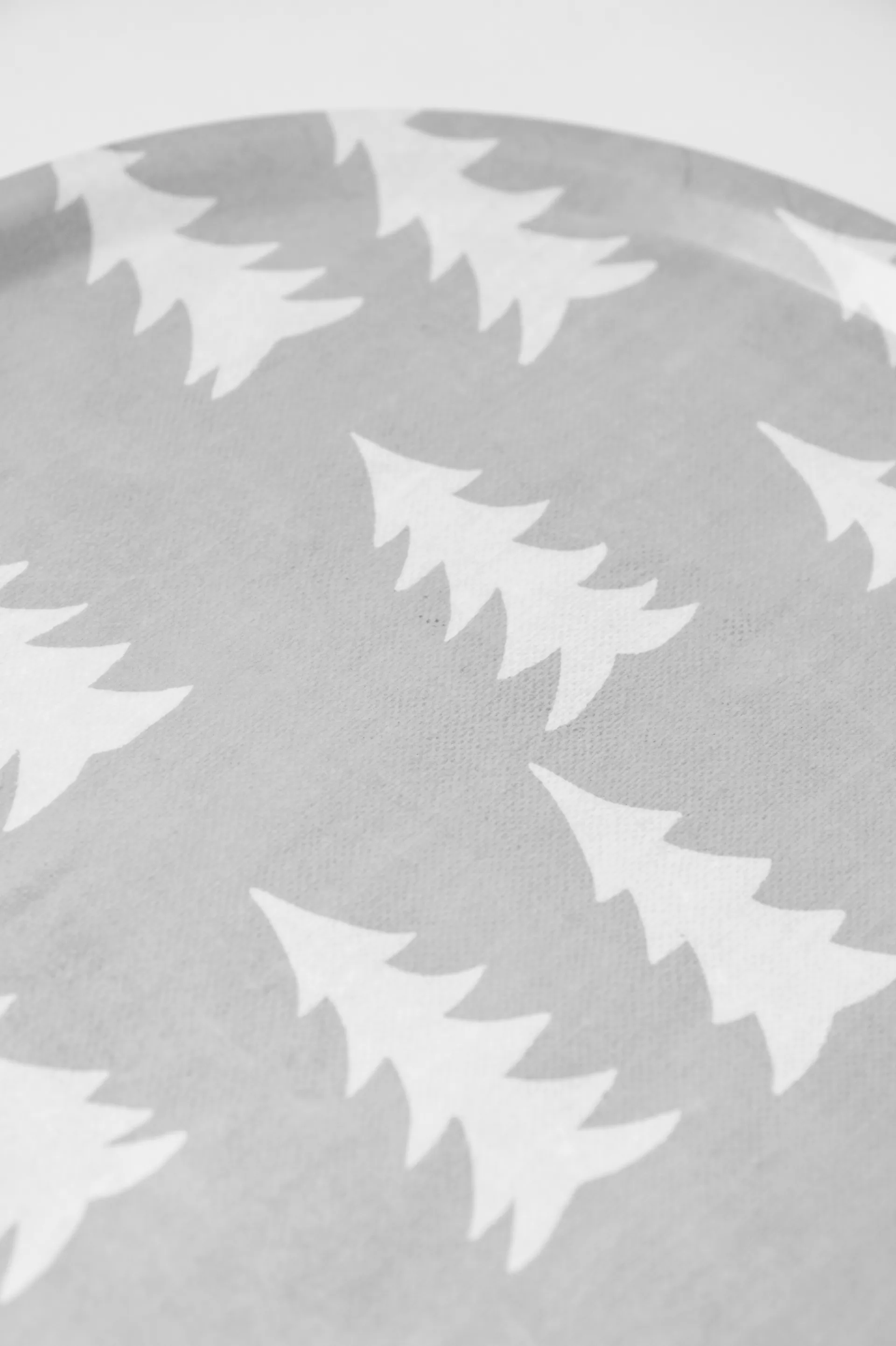 Tabuleiro Gran, cinza-branco, Ø38 cm Fine Little Day