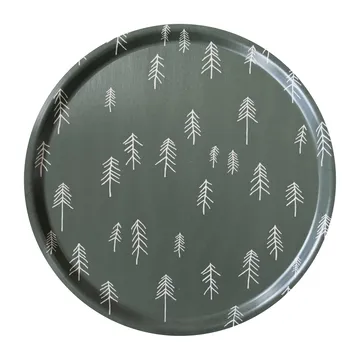 Tall bandeja Ø38 cm - Verde-nude - Fine Little Day