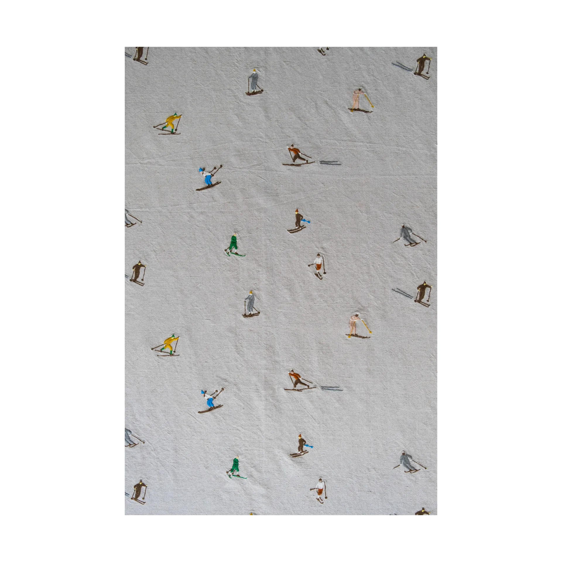 Tecido Skiers, Natural Fine Little Day