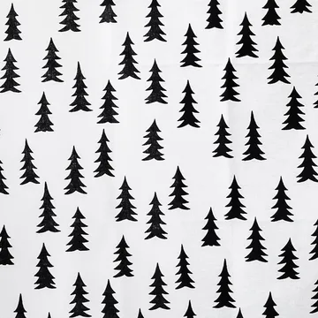 Toalha impermeável Gran - preto-branco - Fine Little Day