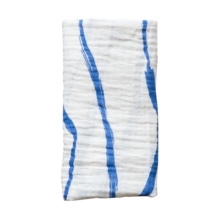 Våg muslin manta 120x120 cm, Azul Fine Little Day