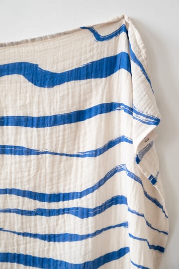 Våg muslin manta 120x120 cm - Azul - Fine Little Day