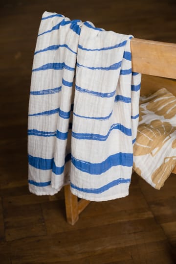 Våg muslin manta 120x120 cm - Azul - Fine Little Day