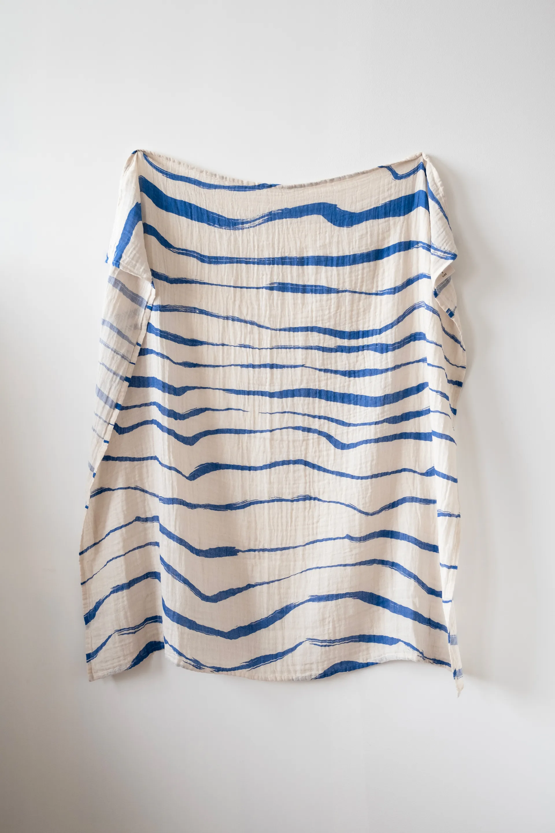 Våg muslin manta 120x120 cm, Azul Fine Little Day