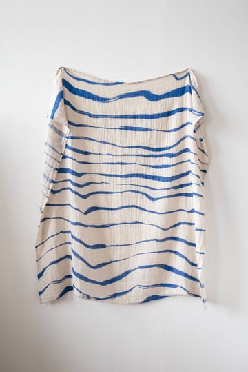 Våg muslin manta 120x120 cm - Azul - Fine Little Day