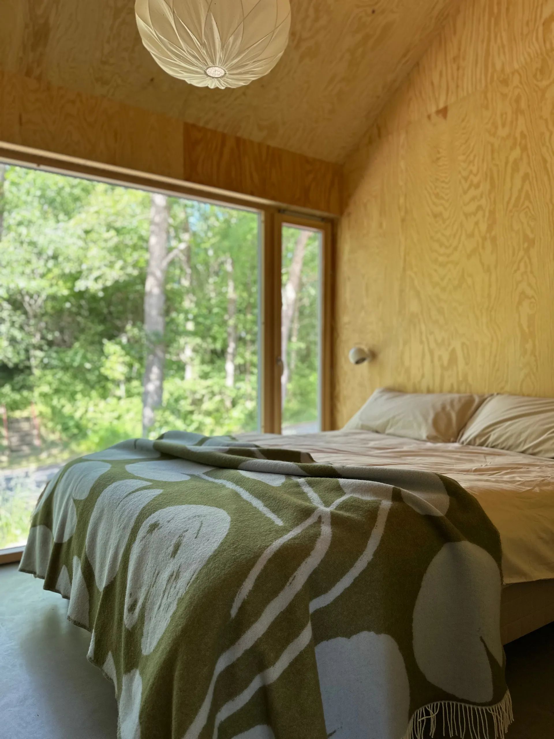 Water lilies manta 130x220 cm, Azul-verde Fine Little Day