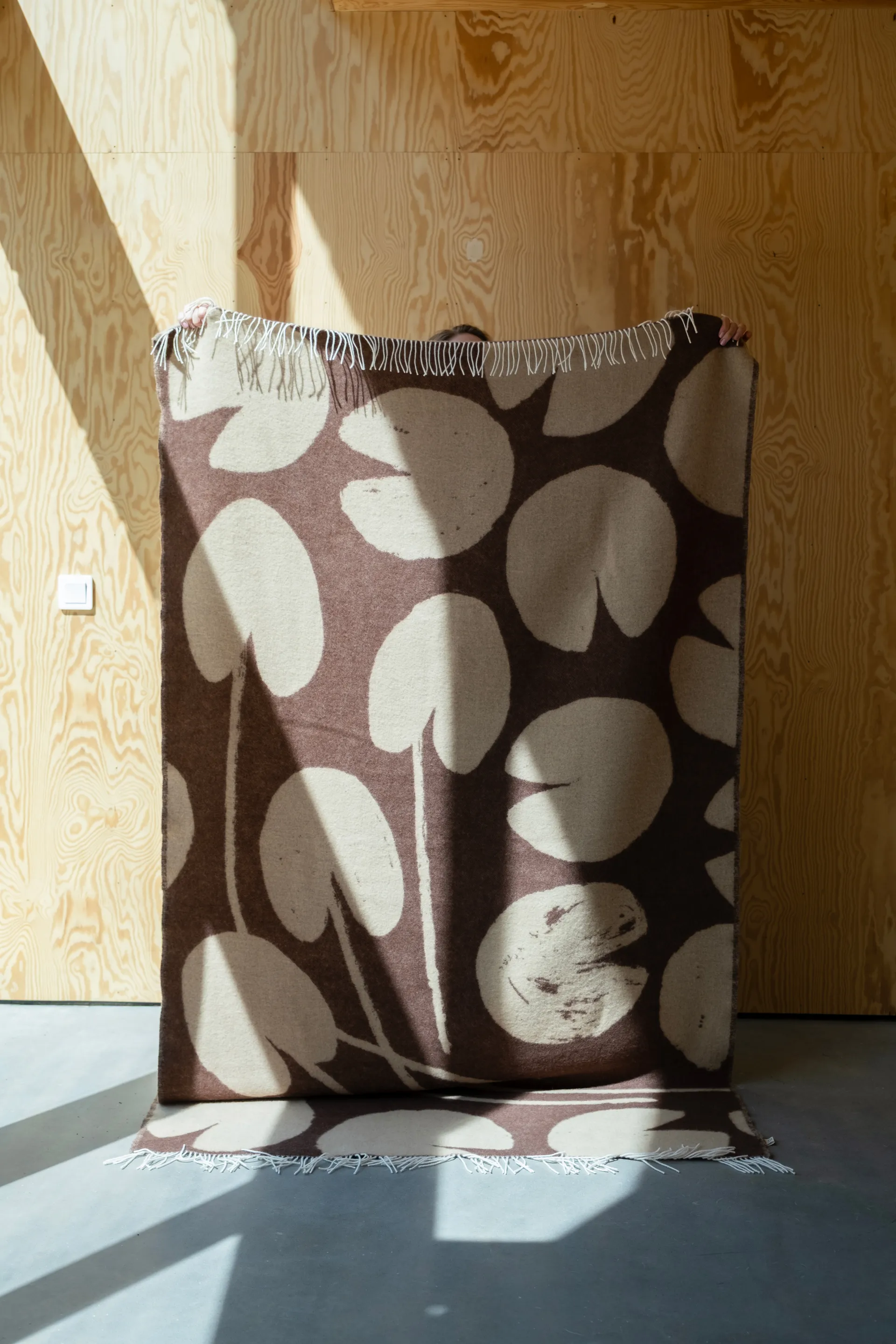 Water lilies manta 130x220 cm, Castanho Fine Little Day