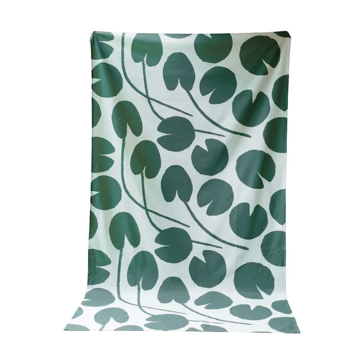 Water lilies toalha de mesa - Verde‑claro-verde, 147x147 cm - Fine Little Day