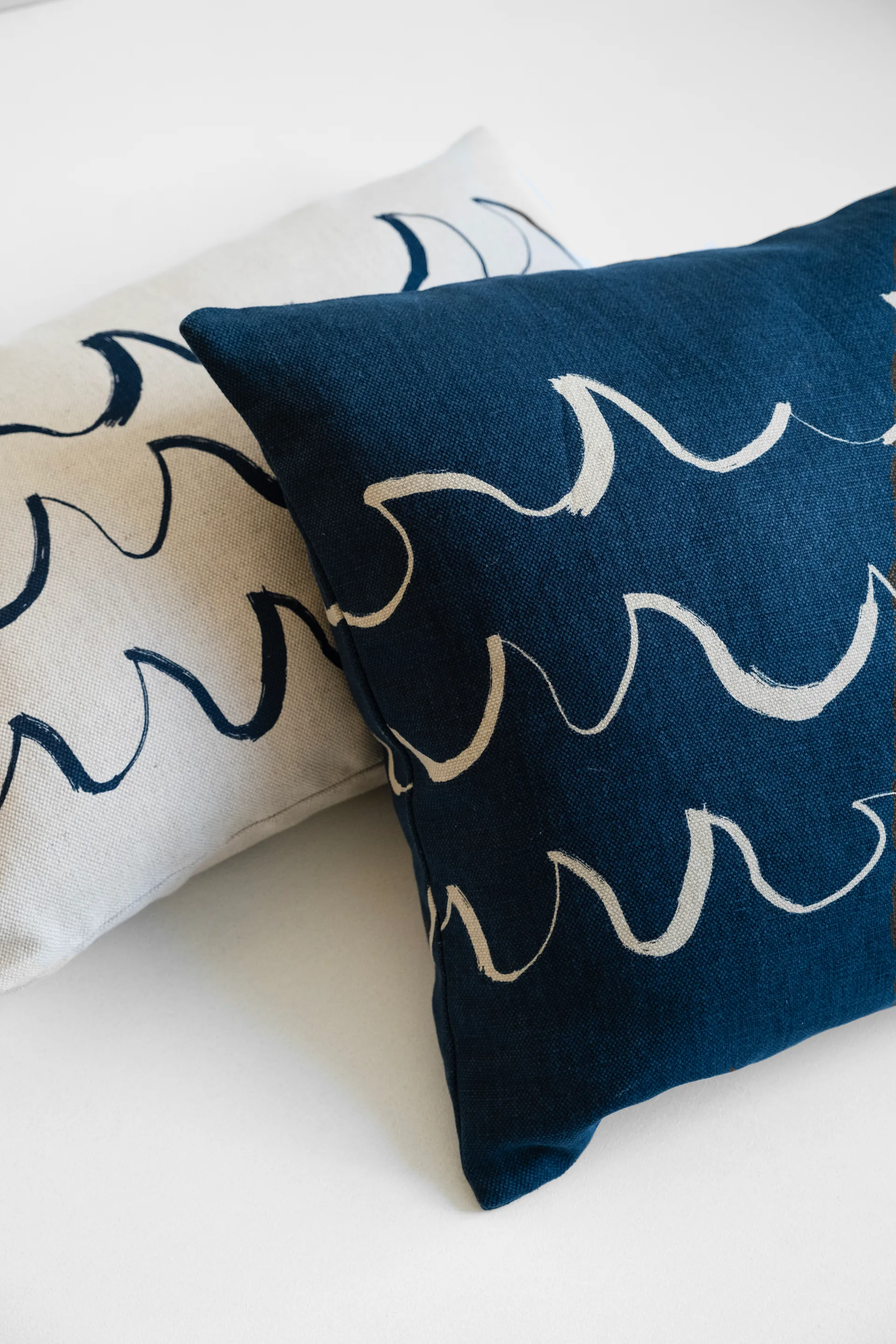 Wave capa de almofada 48x48 cm, Azul Fine Little Day