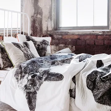 Conjunto de cama Villipedot - preto-branco - Finlayson