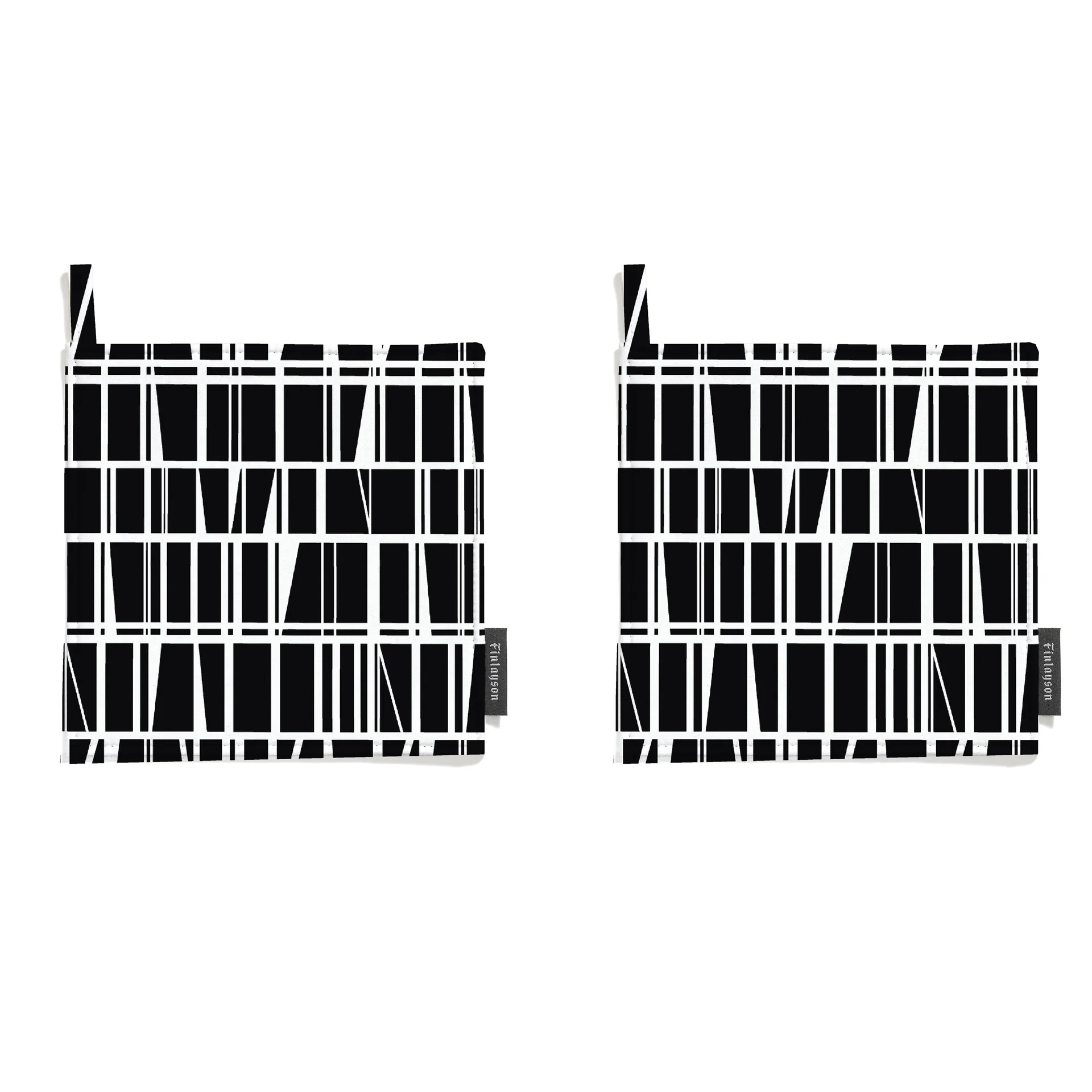 Luva para forno Coronna 2 un., Preto - Branco Finlayson