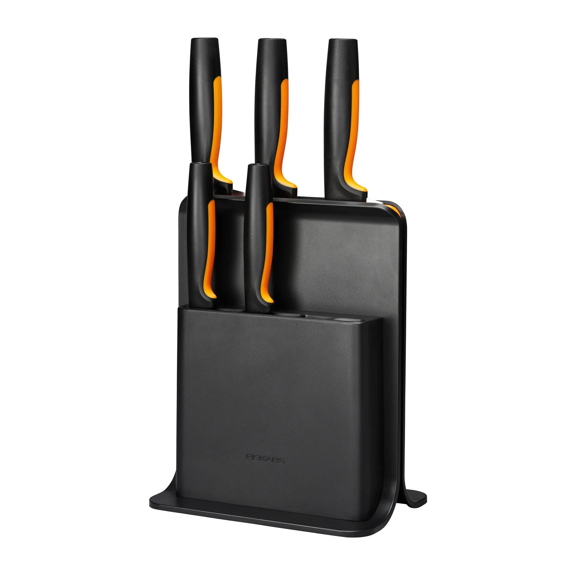 Bloco de facas de plástico com 5 facas Functional Form, 6 peças Fiskars