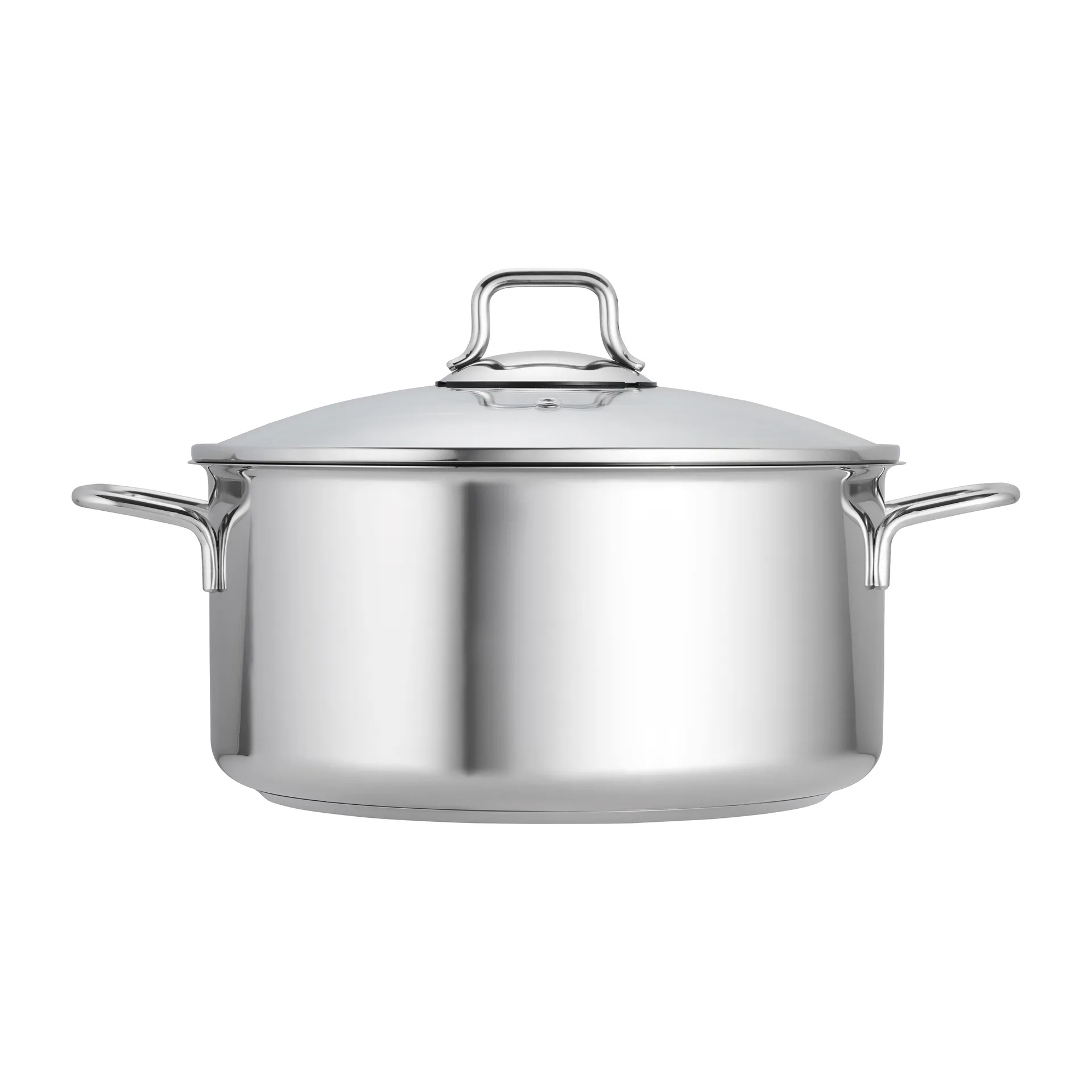 Conjunto de tacho e caçarola com tampa de vidro Fiskars, 3 un., Aço inoxidável Fiskars