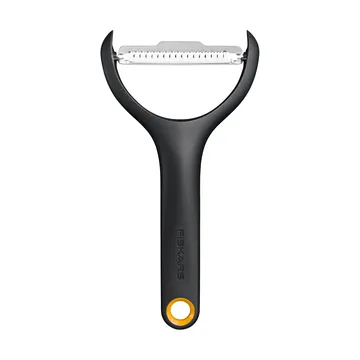 Descascador de vegetais Functional Form - Preto, descascador julienne, em Y - Fiskars