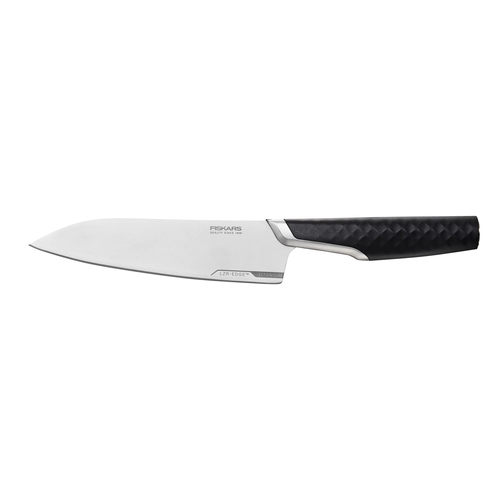 Faca de cozinha Titanium 16 cm, Preto Fiskars