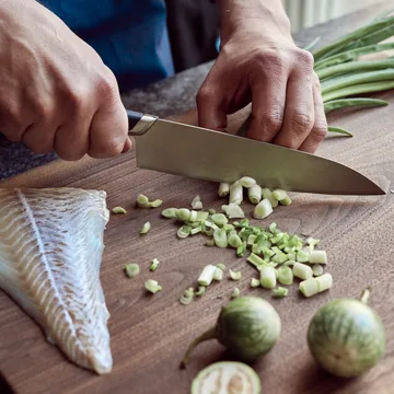 Faca Titanium 20 cm - Preto - Fiskars