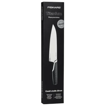 Faca Titanium 20 cm - Preto - Fiskars